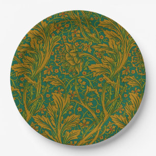 Vintage William Morris Arcadia Full Seamless Paper Plate