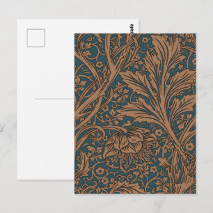 Vintage William Morris Arcadia Full Seamless Postcard