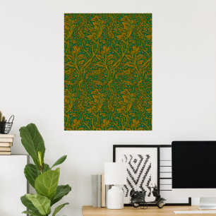Vintage William Morris Arcadia Full Seamless Poster