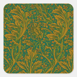 Vintage William Morris Arcadia Full Seamless Square Sticker