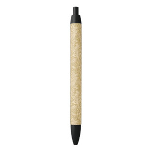 Vintage William Morris Arcadia Gold Seamless Black Ink Pen