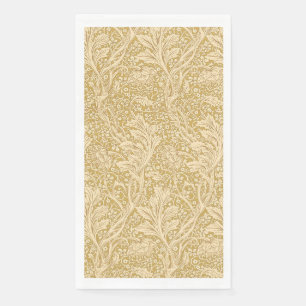 Vintage William Morris Arcadia Gold Seamless Napkin