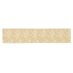 Vintage William Morris Arcadia Gold Seamless Short Table Runner