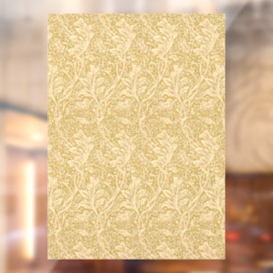 Vintage William Morris Arcadia Gold Seamless Window Cling
