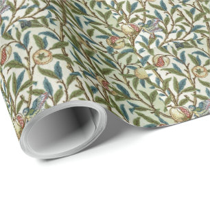 Vintage William Morris Bird and Pomegranate   Wrapping Paper