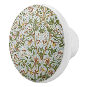 Vintage William Morris Blossom Ceramic Knob