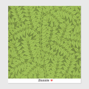 Vintage William Morris Branch Green Leaf Pattern