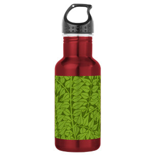 Vintage William Morris Branch Green Leaf Pattern 532 Ml Water Bottle