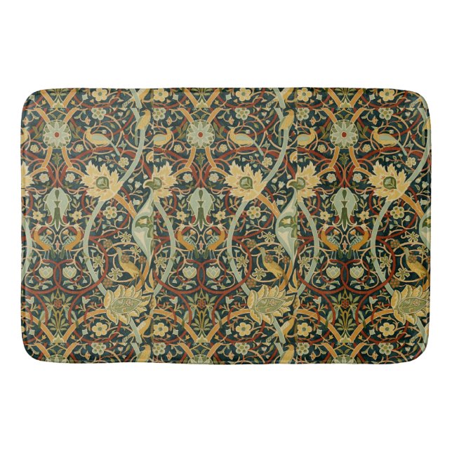 Vintage William Morris Bullerswood Carpet Bath Mat (Front)