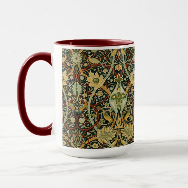 Vintage William Morris Bullerswood Carpet   Mug (Left)