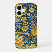 Vintage William Morris Cherwell Blue Floral Art
