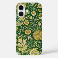 Vintage William Morris Cherwell Green Floral Art