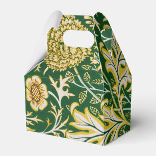 Vintage William Morris Cherwell Green Floral Art Favour Box