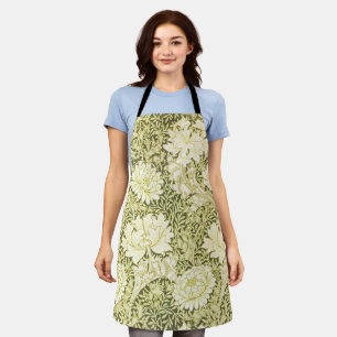 Vintage William Morris Chrysanthemum Pattern Apron