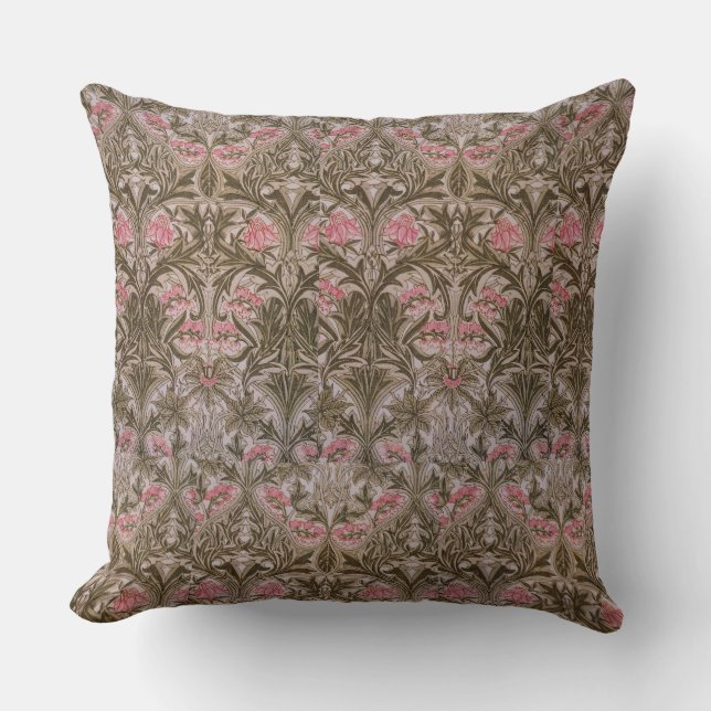 Vintage William Morris Columbine Cushion (Front)
