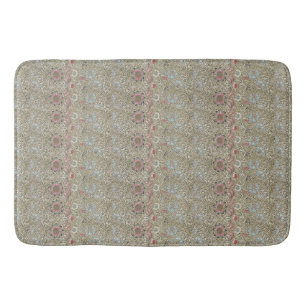 Vintage William Morris Corncockle Flowers Bath Mat