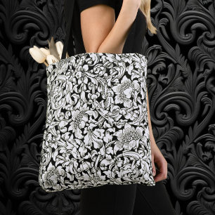 Vintage William Morris Decorative Textile Pattern Tote Bag