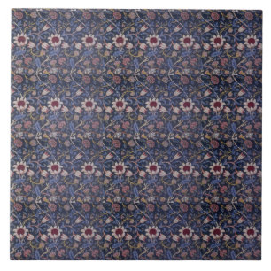Vintage William Morris Evenlode Textile Design Tile