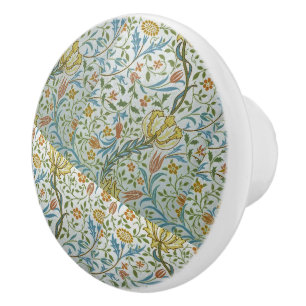 Vintage William Morris Flora   Ceramic Knob