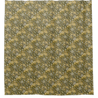 Vintage William Morris Floral Cherwell Pattern Shower Curtain