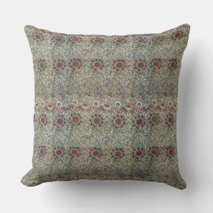 Vintage William Morris Floral Corncockle Flowers  Cushion