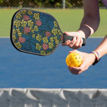 Vintage William Morris Floral Pickleball Paddle