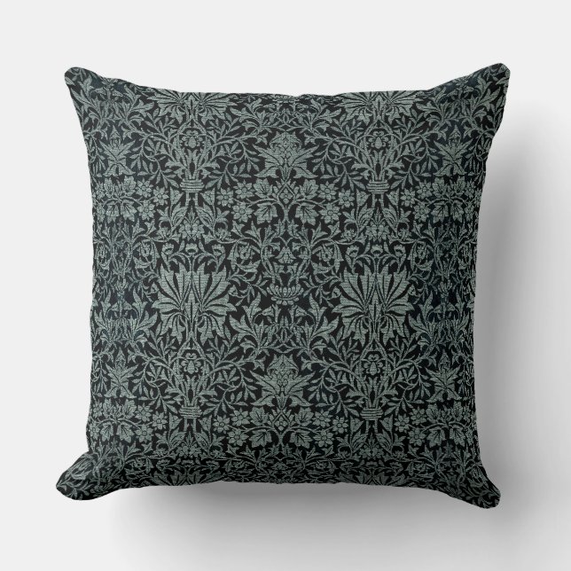 Vintage William Morris Flower Garden Cushion (Front)