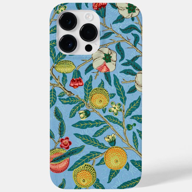 Vintage William Morris 'Four Fruits' Pattern  Case-Mate iPhone Case (Back)