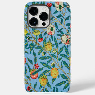Vintage William Morris 'Four Fruits' Pattern iPhone 14 Pro Max Case