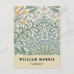 Vintage William Morris Garden Exhibition Postcard