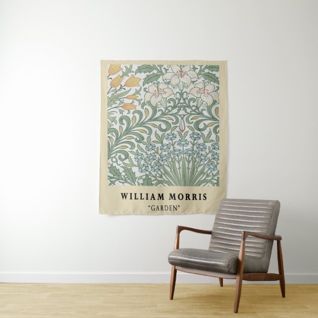 Vintage William Morris Garden   Tapestry (In Situ)