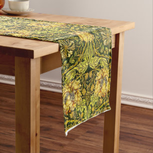 Vintage William Morris Golden AcanthusPaper Napkin Long Table Runner