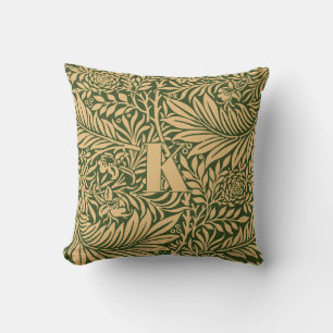 Vintage William Morris Larkspur Pattern Cushion