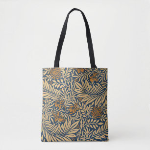 Vintage William Morris Larkspur Pattern Tote Bag