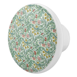 Vintage William Morris Leicester  Ceramic Knob