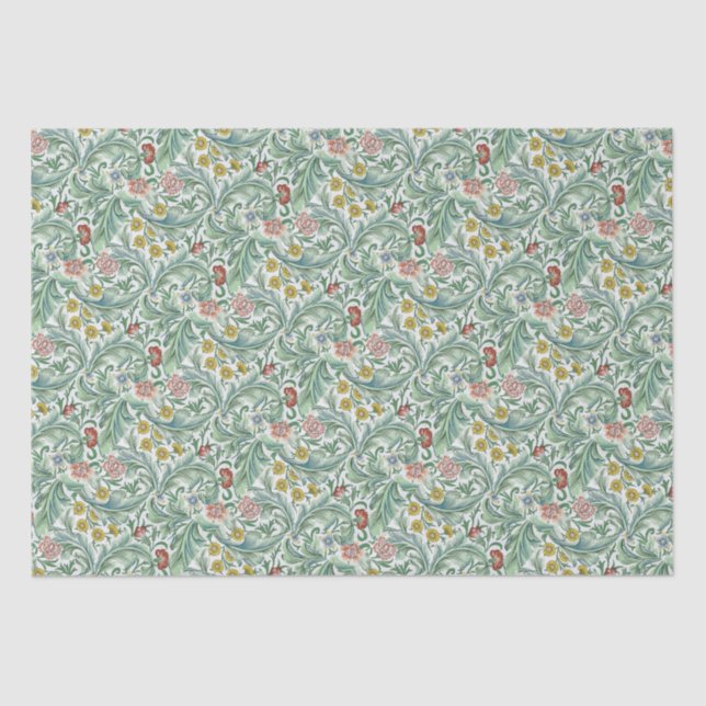 Vintage William Morris Leicester       Tissue Paper (Front)