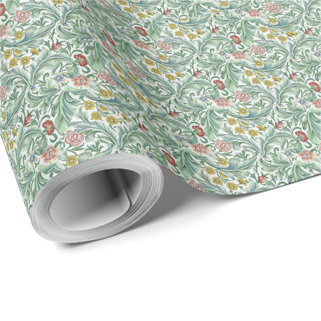 Vintage William Morris Leicester     Wrapping Paper (Roll Corner)