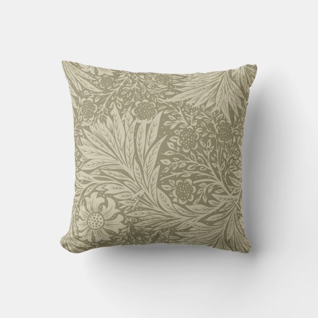 Vintage William Morris Marigold Pattern Cushion (Front)