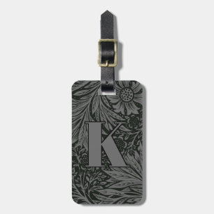 Vintage William Morris Marigold Pattern Luggage Tag