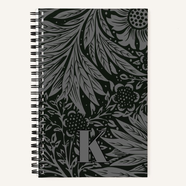 Vintage William Morris Marigold Pattern Notebook (Front)