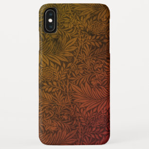 Vintage William Morris Orange Larkspur Botanical iPhone XS Max Case