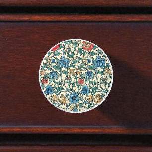 Vintage William Morris Pattern Ceramic Knob