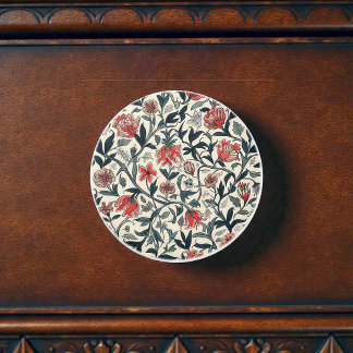 Vintage William Morris Pattern Ceramic Knob