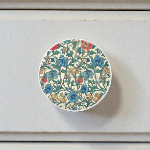 Vintage William Morris Pattern Ceramic Knob