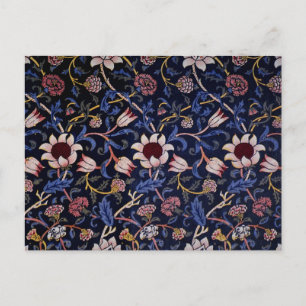 Vintage William Morris pattern, Evenlode Postcard