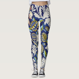 Vintage William Morris Pattern  Leggings