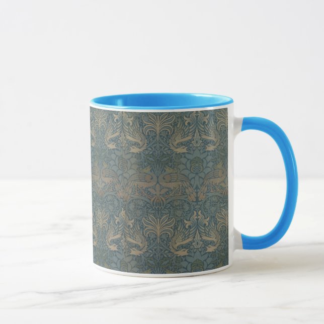 Vintage William Morris Peacock and Dragon Mug (Right)