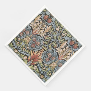 Vintage William Morris Snakehead Napkin