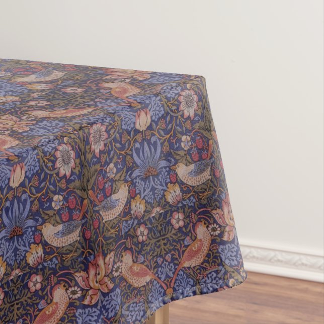 Vintage William Morris Strawberry Thief Tablecloth (In Situ)