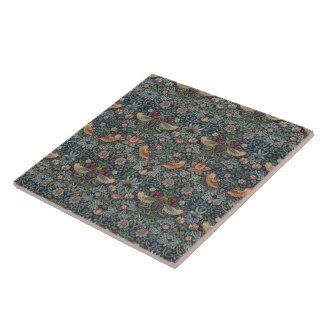 Vintage William Morris Strawberry Thief Tile